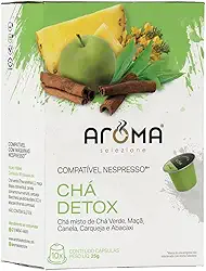 Aroma Selezione Cápsulas De Chá Detox Aroma Compatível Com Nespresso Contém 10 Cápsulas