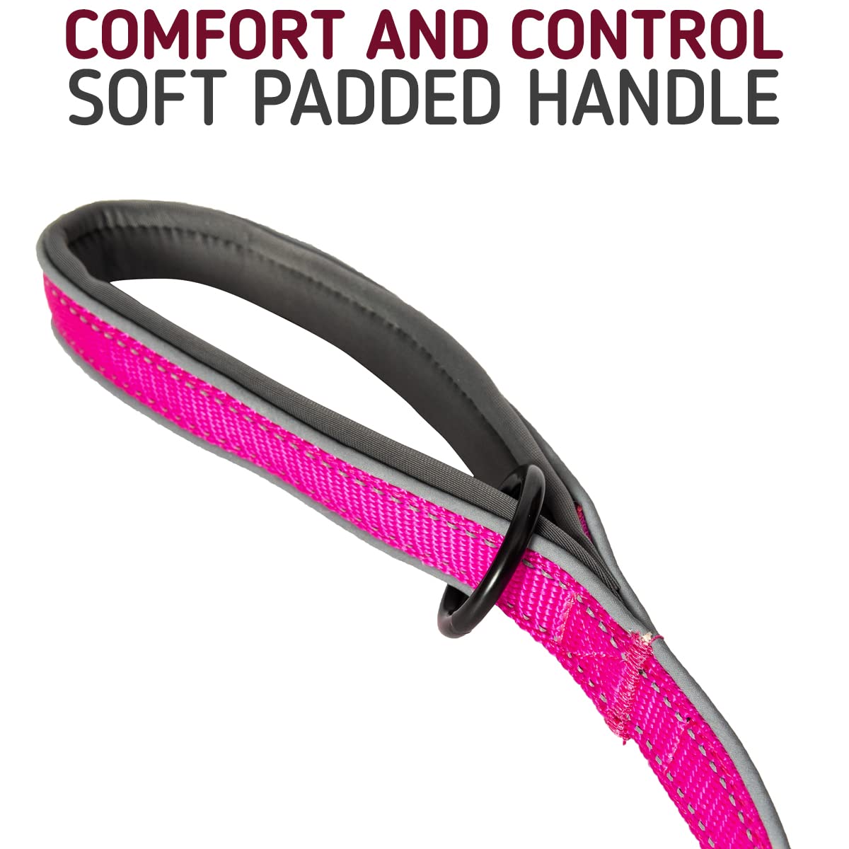 Leash Boss Hundeleine 1,8 M – Doppelt Dick, Gepolsterter Griff, Reflektierend Für Große Hunde
