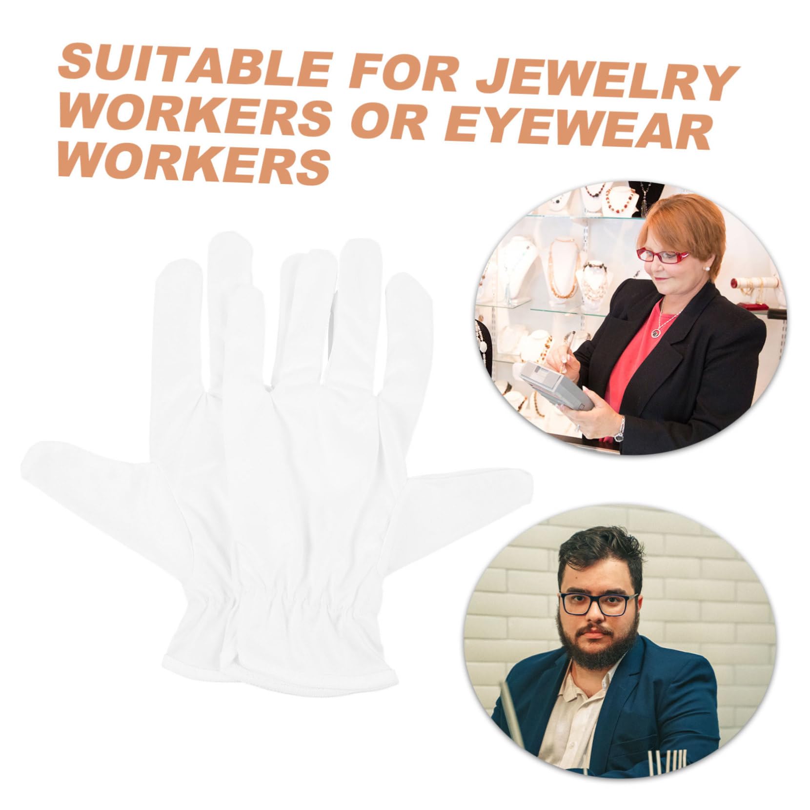 Artibetter 30paires Gants Anti-statique Ultra-fin Lot Pour Inspection De Bijoux Événements Et Bricolage Gants Respirants Et Confortables Pour Des Mains