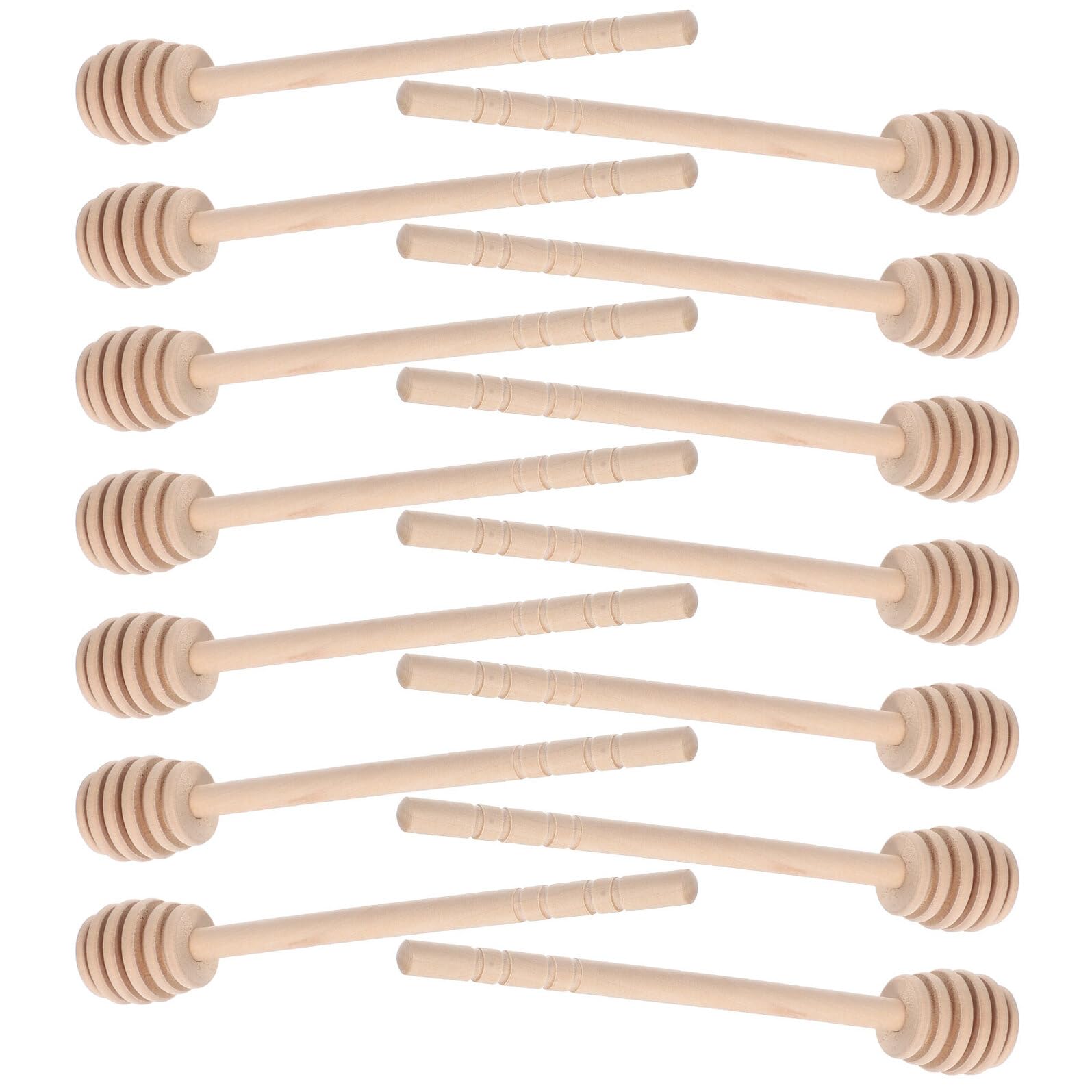 Cuillères à miel en bois pour vos petits-déjeuners et brunchs | Lot de 40