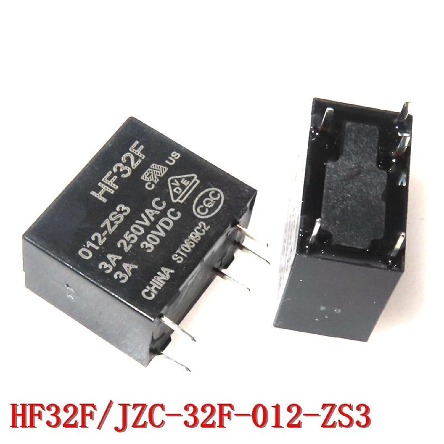 5PCS JZC-32F 5V 12V 24V Power Relays JZC-32F-005-ZS3 JZC-32F-012-ZS3 JZC-32F-024-ZS3 10A 250VAC 5PIN(JZC-32F-024-ZS3)