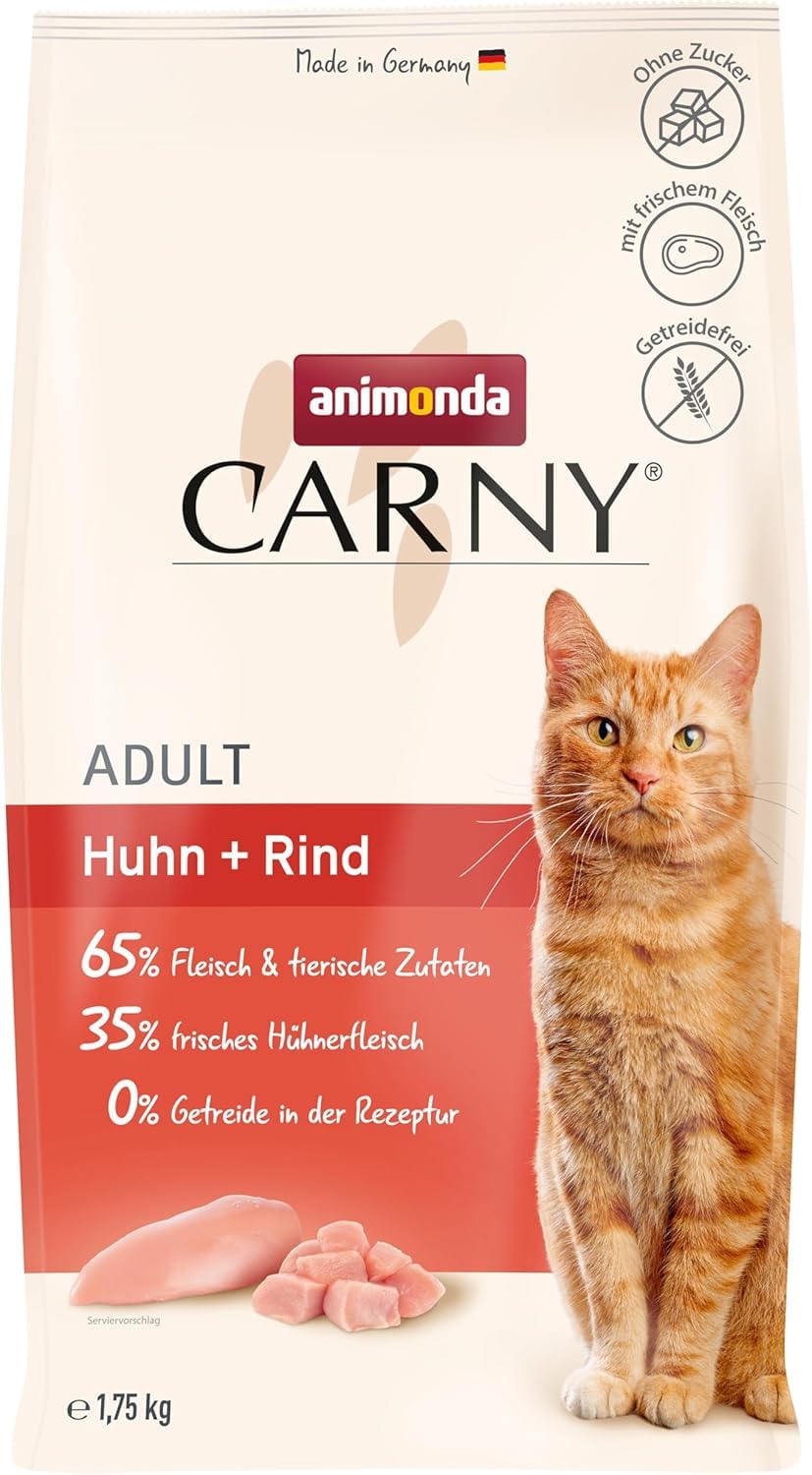 animonda Carny Trocken Huhn + Rind, 1,75 kg