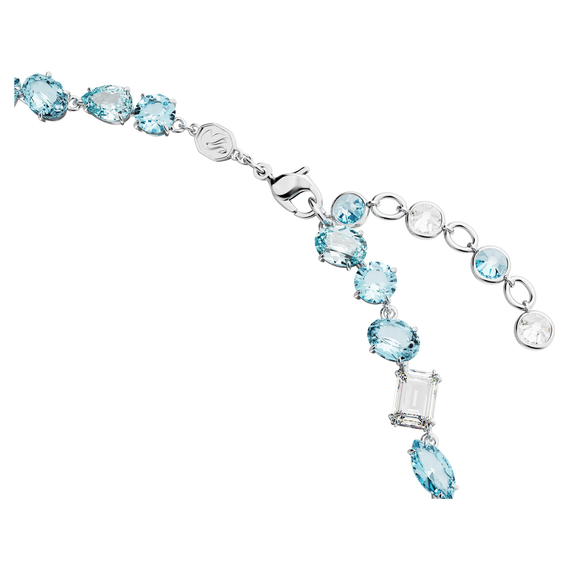 Swarovski Damen-Kette Metall Kristall