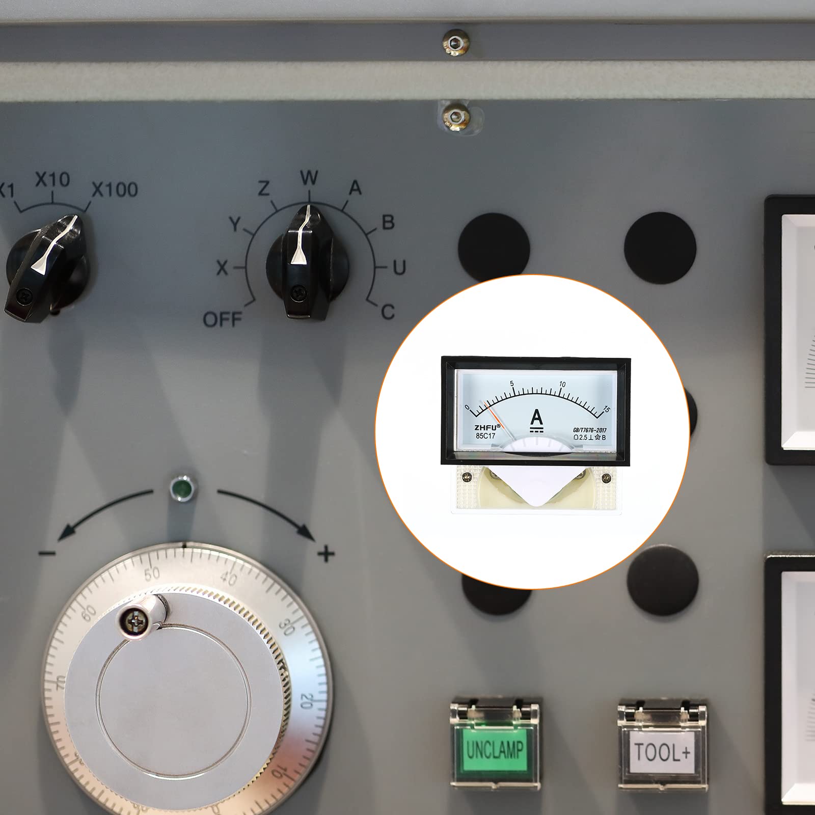YOKIVE Analog Panel Ammeter, 85C1 Ampere Meter Current Tester, Great for Office Art, Home, Daily Use (DC 0-15A) - Image 3