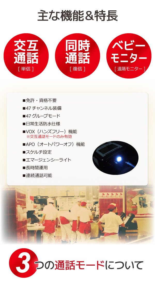 Amazon | FIRSTCOM(ファーストコム) 特定小電力トランシーバー FC-B47