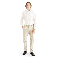Dockers Signature Khaki Slim Fit Pants Pantaloni, Cloud