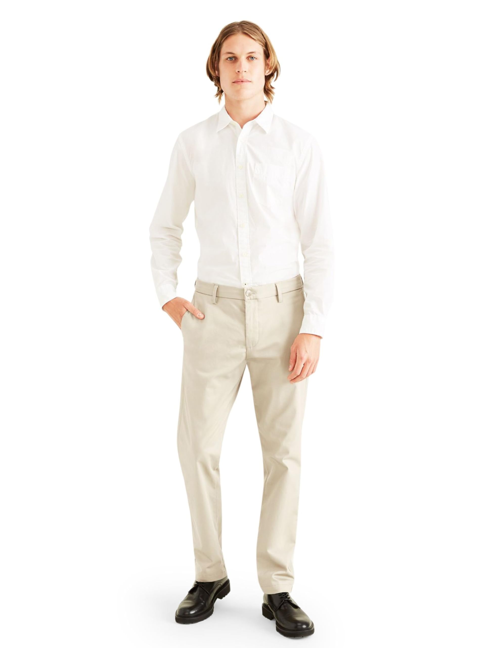 Dockers - Signature Khaki Slim Fit Pants, Pantaloni Uomo