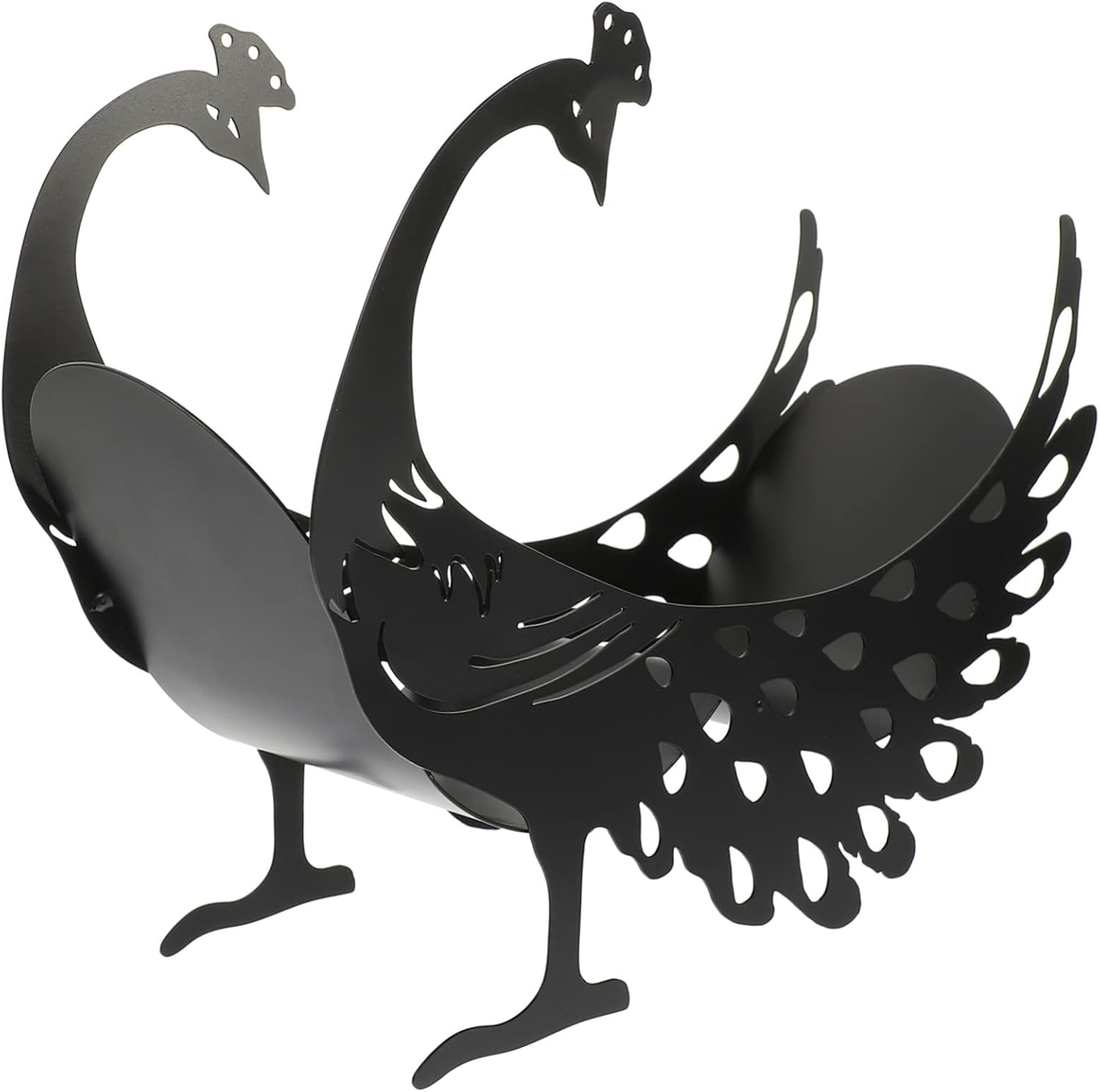 Peacock Toilet Paper Holder Metal Paper Towel Stand for Bathroom and Kitchen Stylish Iron Design Sturdy Base for Easy Placement for Home Decor