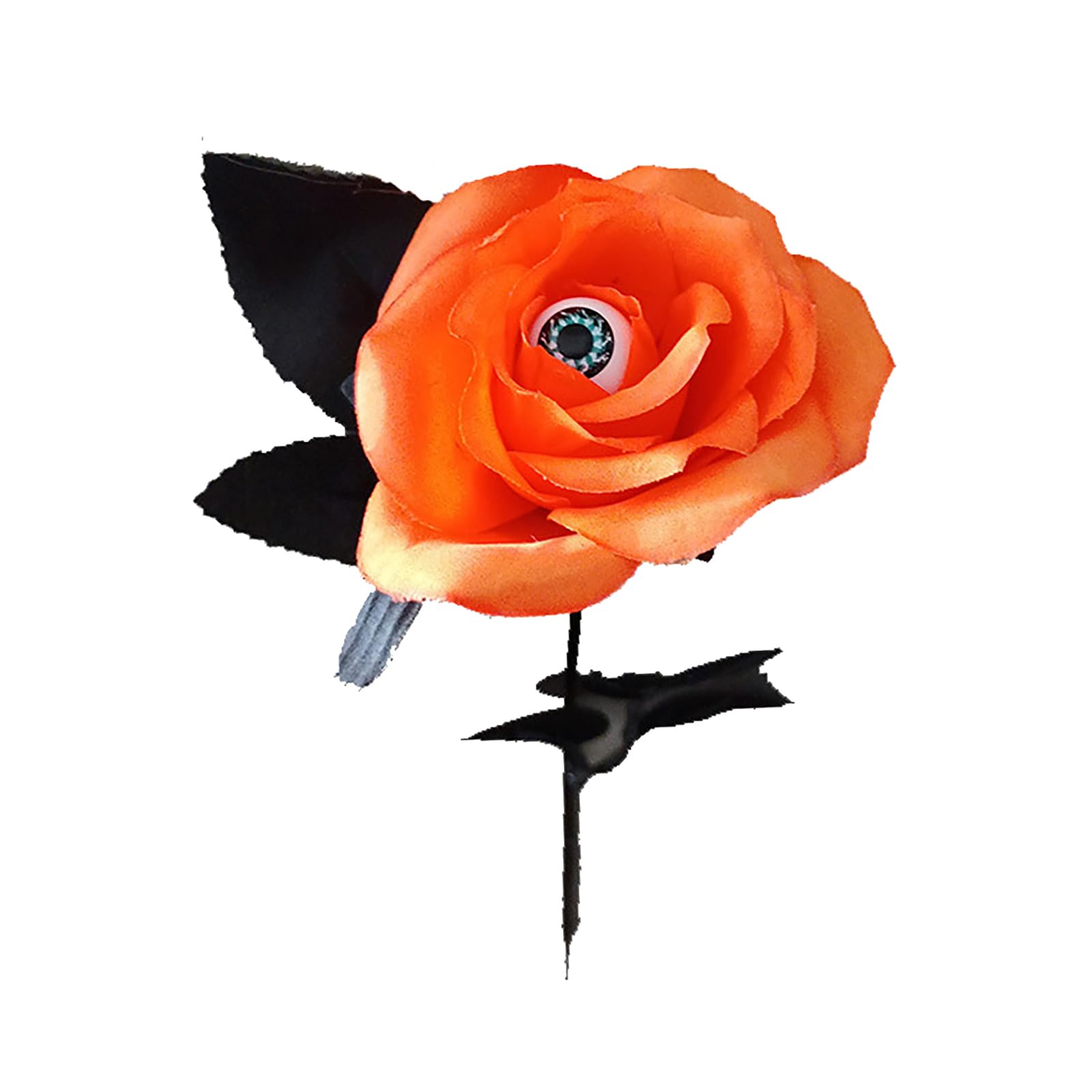 Kalttoy B Halloween Artificial Flowers Rose Ouquets With Eyeballs For Halloween Decorations Party Flower Arrangements Home Decor Artificial Rose Flower Eyeballs Flowers Silk Ouquets Faux