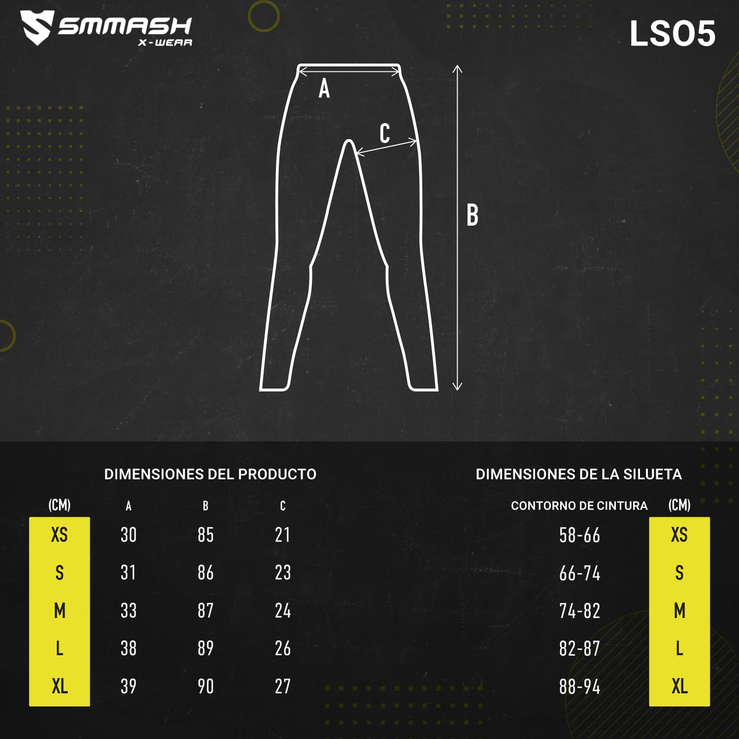 SMMASH Ospro Deportivos Leggins Largos Mujer con Cintura Alta y Push UP, Yoga, Fitness, Crossfit, Correr, Material Transpirable y Antibacteriano