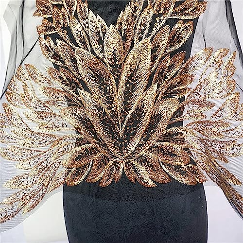 Broderie florale dentelle mariage customiser robe patch couture - 7