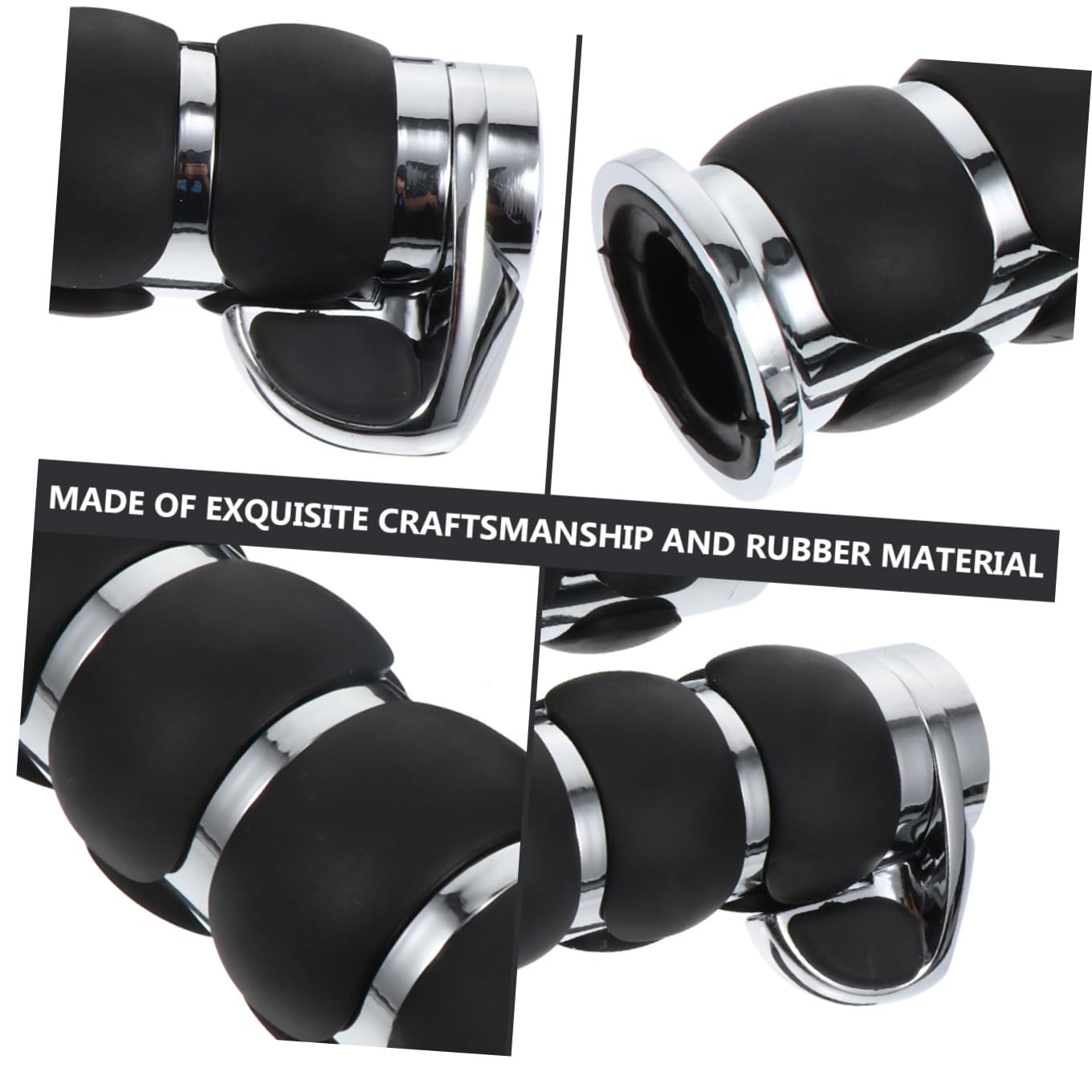 ERINGOGO 1 paire Poignées de Guidon Caoutchouc Souple pour Accessoires Pratiques avec Texture Antidérapante et Conception Ergonomique pour Cyclistes