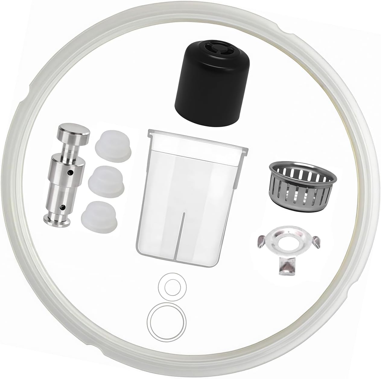 Sealing Rings Release Handle Condensation Collector Cup for 5 / 6l Electric Pressure Cooker Accessory Parts