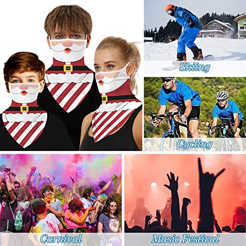 Lenço de pescoço, Andoer Polaina de pescoço com presilhas de orelha elástica respirável lenço de cob