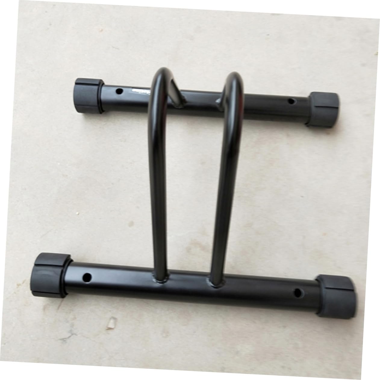 ifundom Black Bike Parking Stand Durable Resistant Rack for Indoor and Outdoor Storage Fit for Mountain Road and Folding Bikes Lightweight and Portable Bike