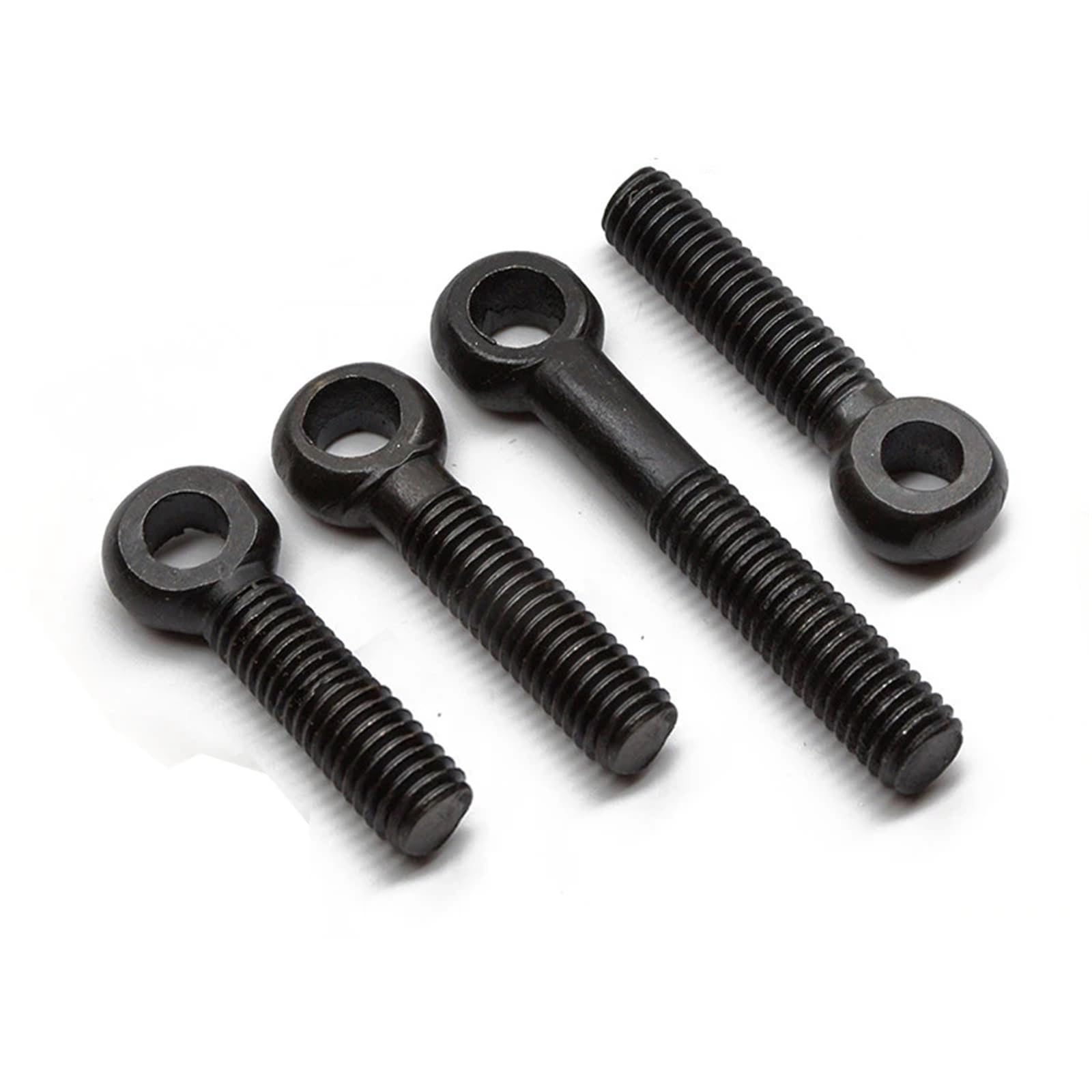 Cancamos Metalicos Pernos de ojo de acero al carbono M6 M8 M10 M12 Perno de enlace de anillo Slip-Kot(110mm,M10 (5pcs))