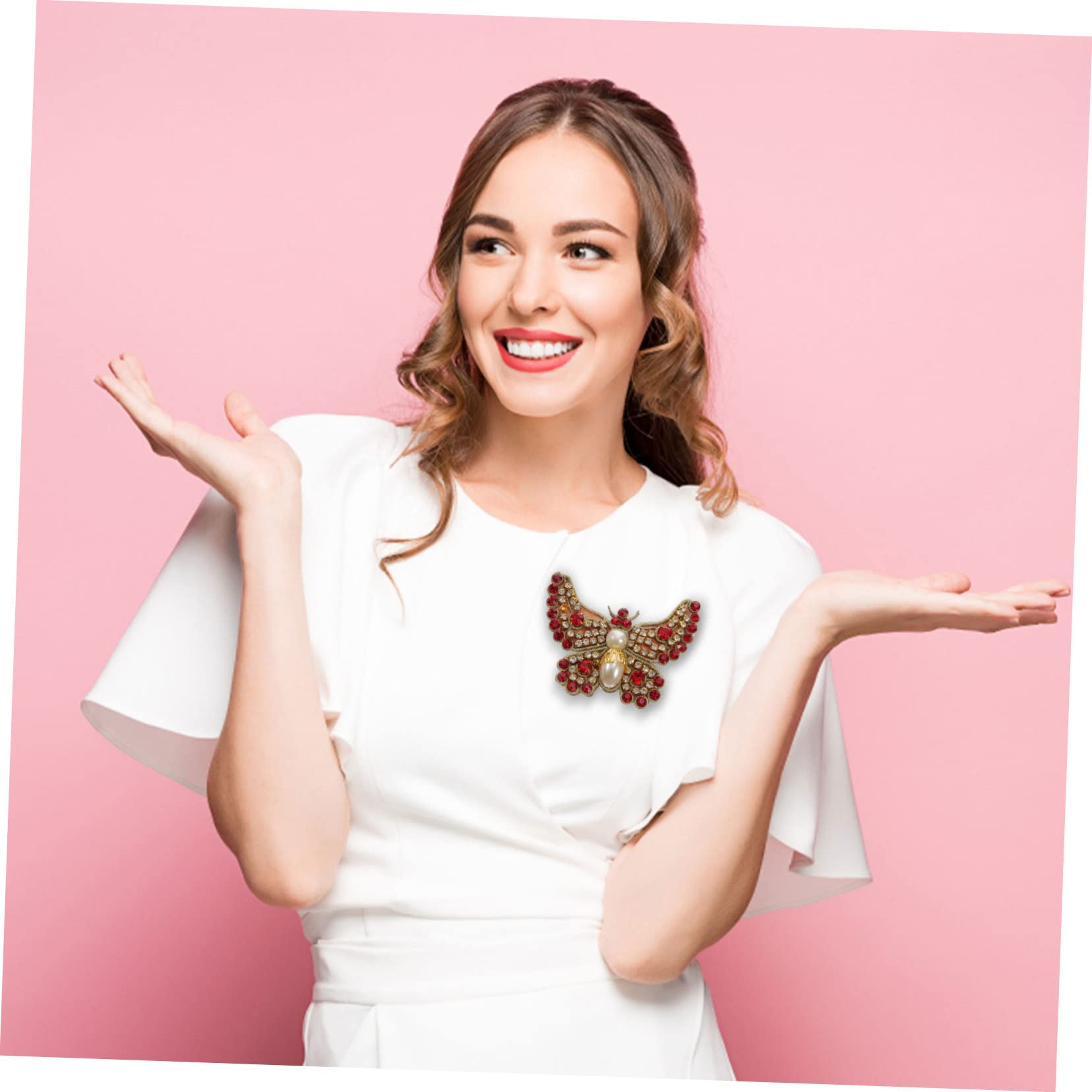5pezzi Decorative Rhinestone Butterfly Patch Toppe Termoadesive Per Scarpe e Abbigliamento Applique Per Matrimonio e Decorazioni Fashion