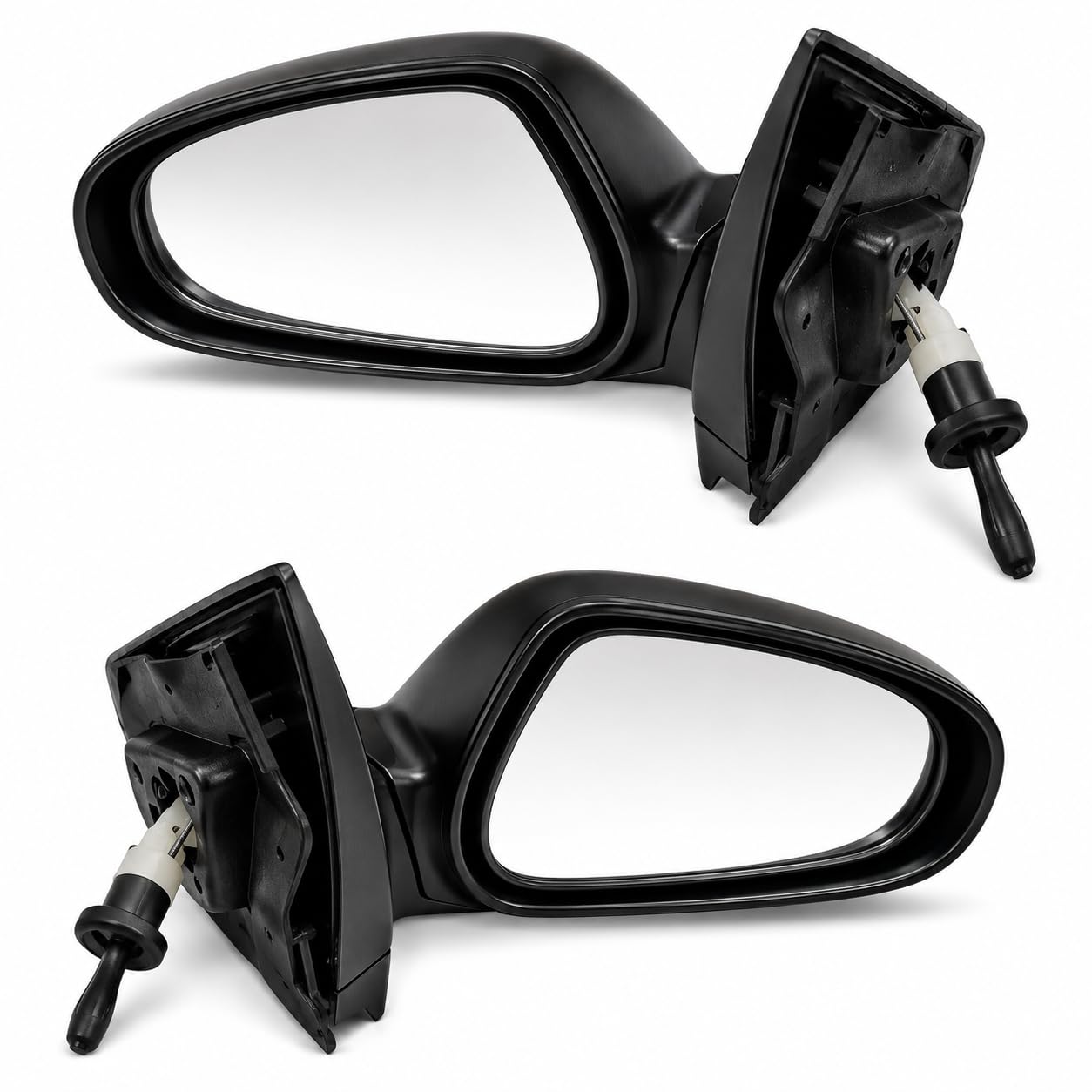 AV Side/Door Mirror for Maruti Alto (All Models) VX 2000-2012 & ALTO K10 Type 1 VX 2010-2014 (Right & Left Side) Adjustable (PAIR)(Black)-image-30