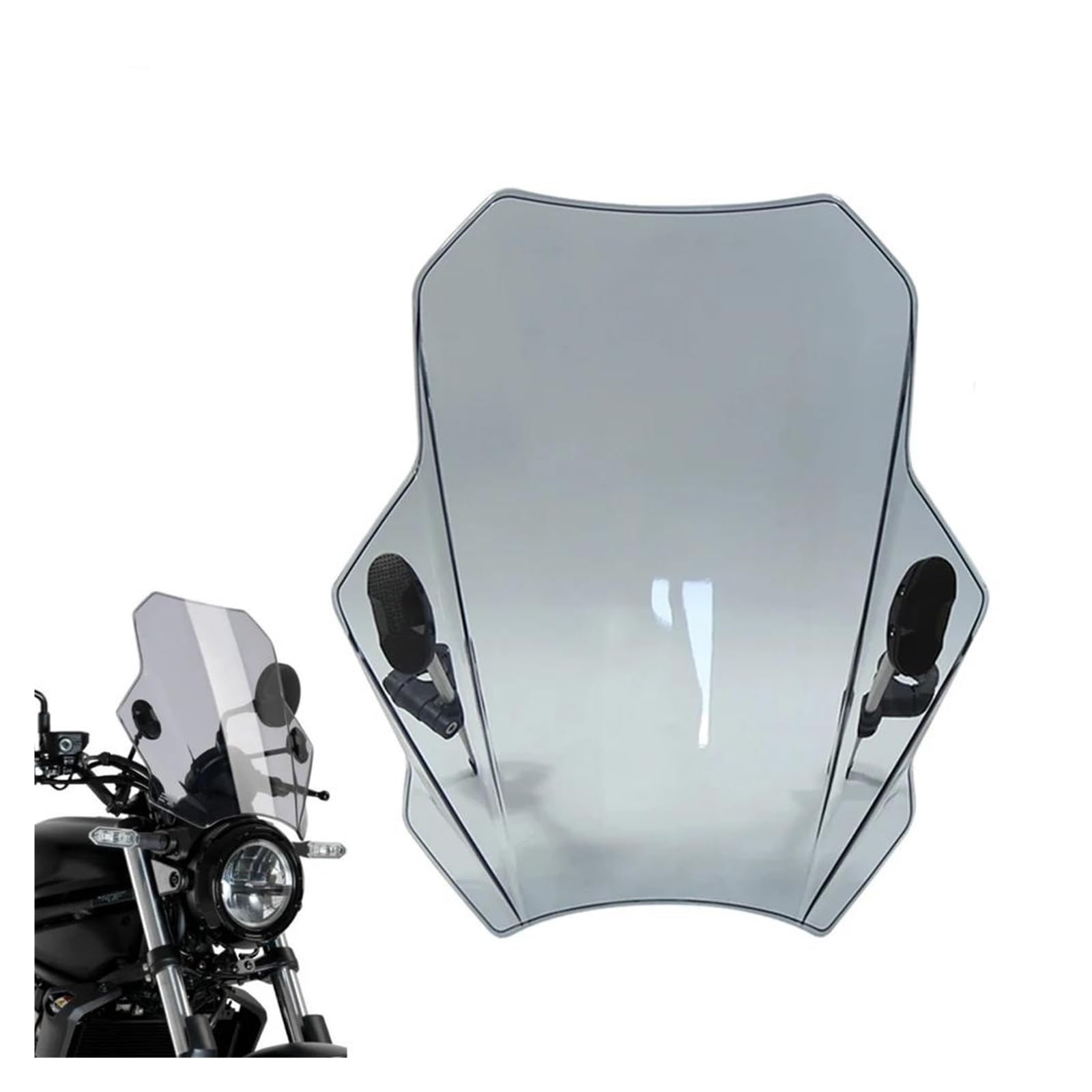 Deflektor motocykla Pasuje do Kawasaki ELIMINATOR SE 400 450 E400 E450 2023 2024 motocykla szyba przednia okrągły reflektor Osłona przeciwsłoneczna