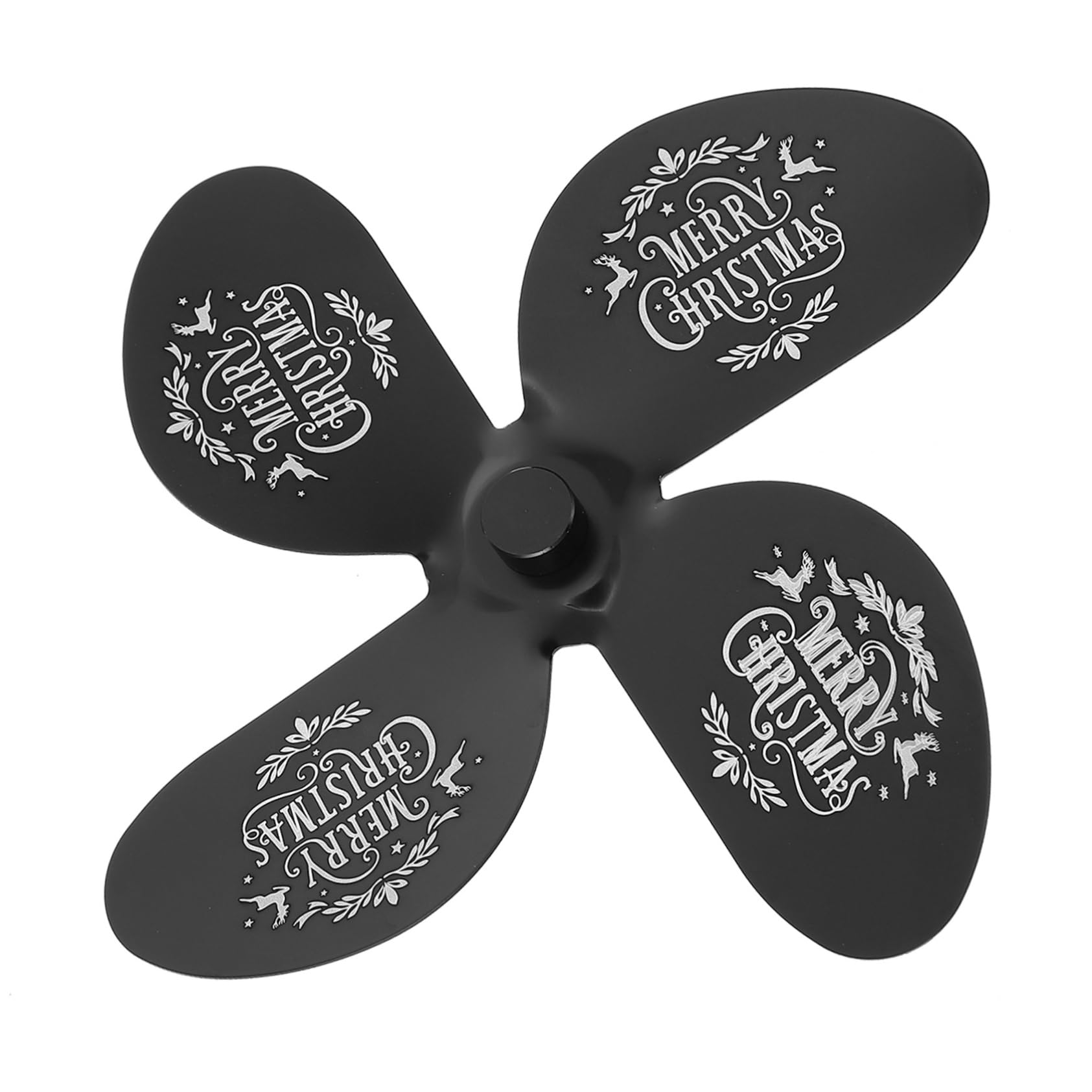 COLLBATH 1 Set Fireplace Fan Fireplace Blower Thermoelectric Fan Log Fire Fan Heat Powered Fan Log Burner Fan Aluminum Fan Woodstove Fans Non Electric Small Fan Aluminum Alloy