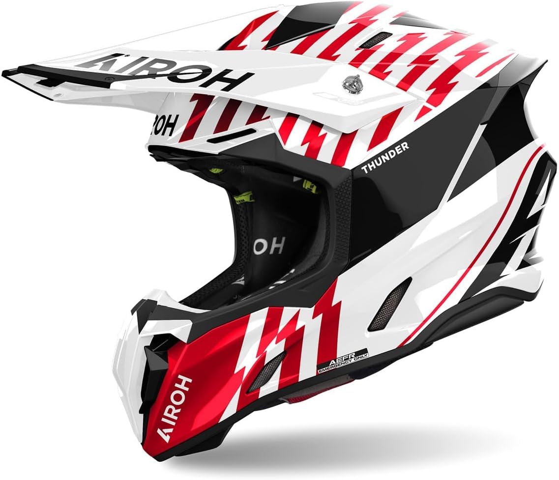 AIROH CASCO OFFROAD TWIST 3 THUNDER RED GLOSS XL