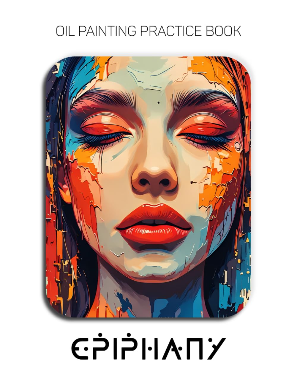 Oil Painting Practice Book - Epiphany: Mastering Expressive Portraits, Elemental Textures, and Thick Impasto Art