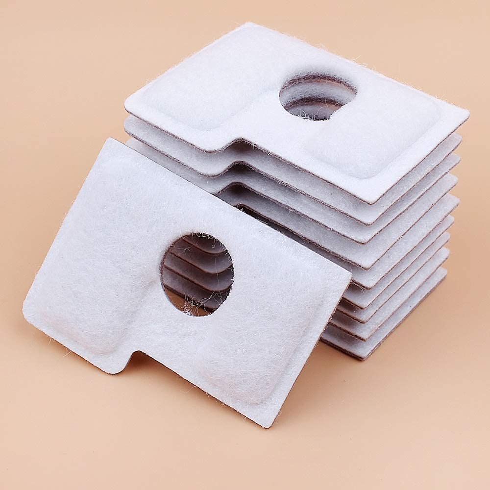 10 unids/Lote Filtro de Aire para STIHL MS180 MS 180 MS180C MS170 018 017 Piezas de Motosierra de Gasolina de Doble Capa 1130124 0800