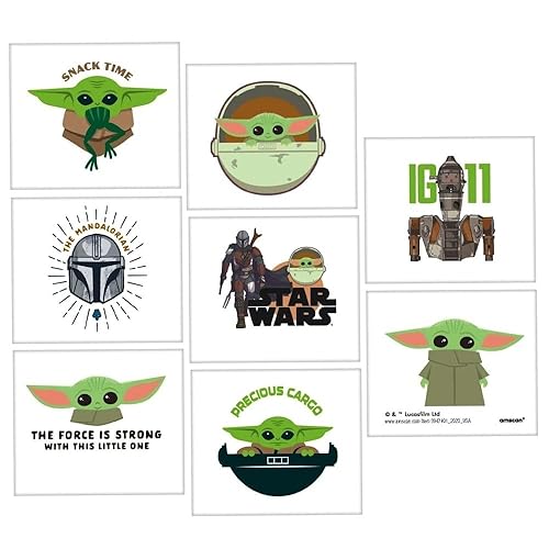 Star Wars - Tatuajes temporales surtidos (1 unidad)