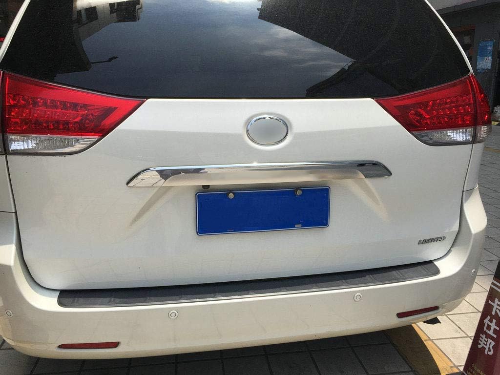 KAITIAN 1pcs ABS Chrome Car Back Rear Trunk Lid Cover Molding Trim Molding Strip Decorative Emblems for Toyota Sienna 2011 2012 2013 2014 2015 2016 2017 2018 2019 2020