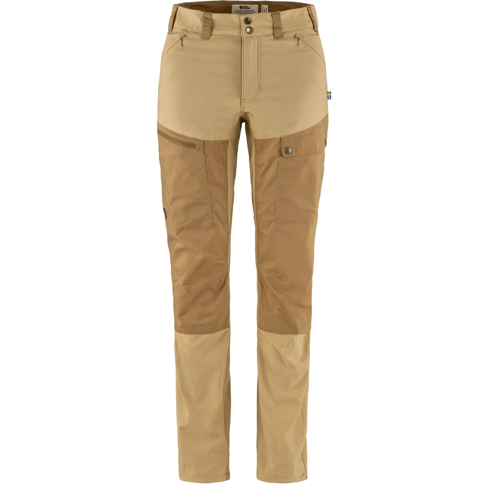 Fjallraven 89827S-196-232 Abisko Midsummer TRS W Short Shorts Women's Dune Beige-Buckwheat Brown Size 40