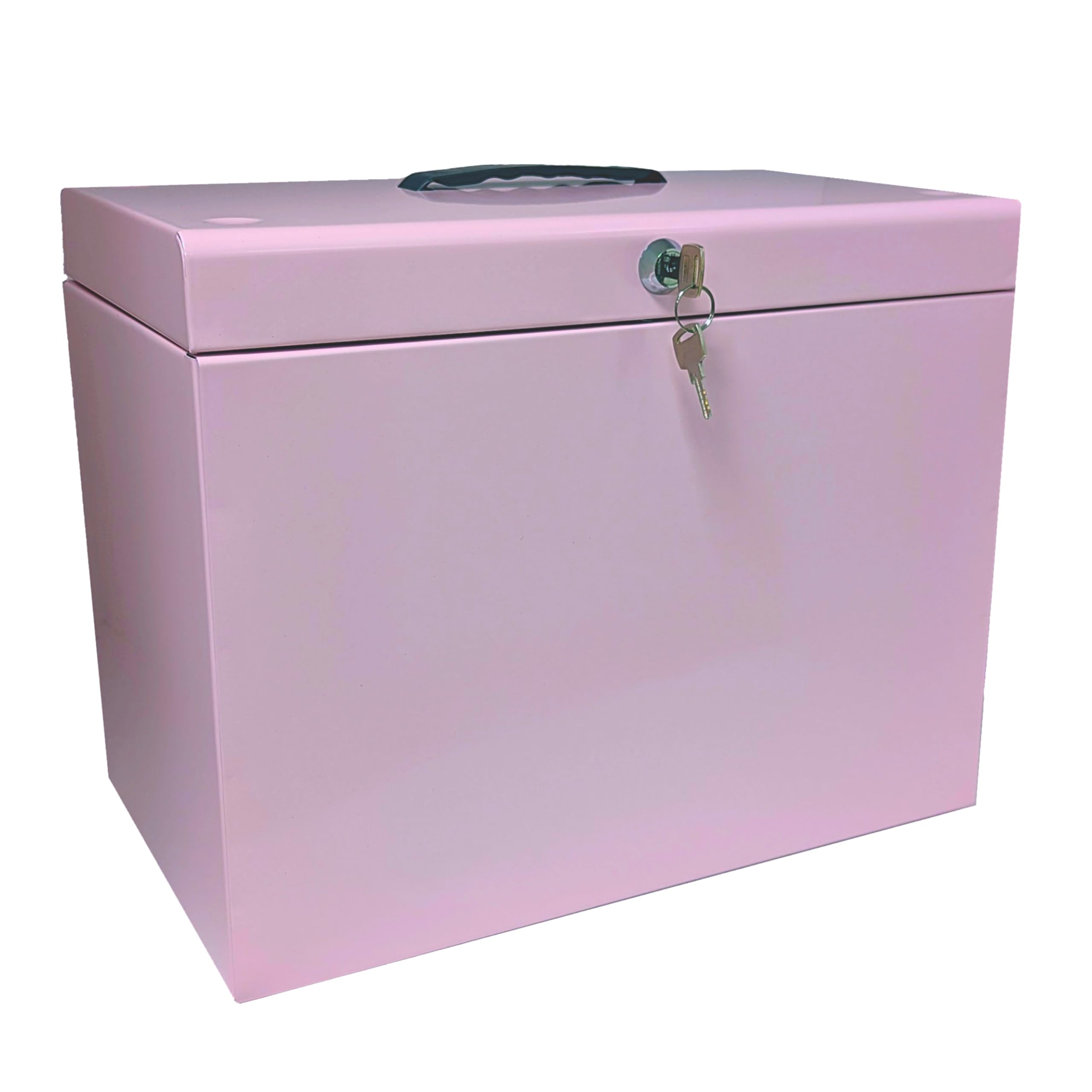 Cathedral Products A4 Steel Home File Box with 5 Suspension Files -