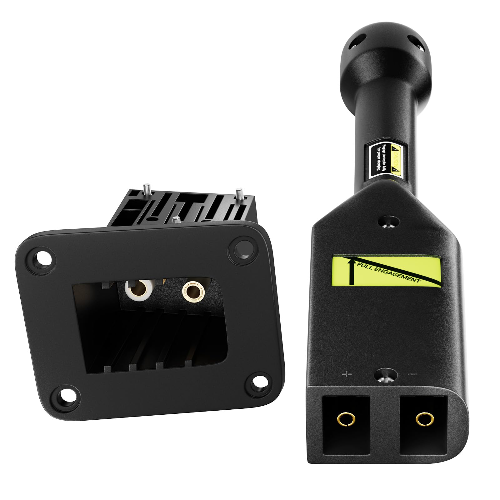 FIXHAWK EZGO TXT 36V PowerWise Charger Receptacle and W/Handle Plug, Fit for EZGO TXT/Medalist Electric 1996-up Golf Carts. Replace OEM# 73345-G01