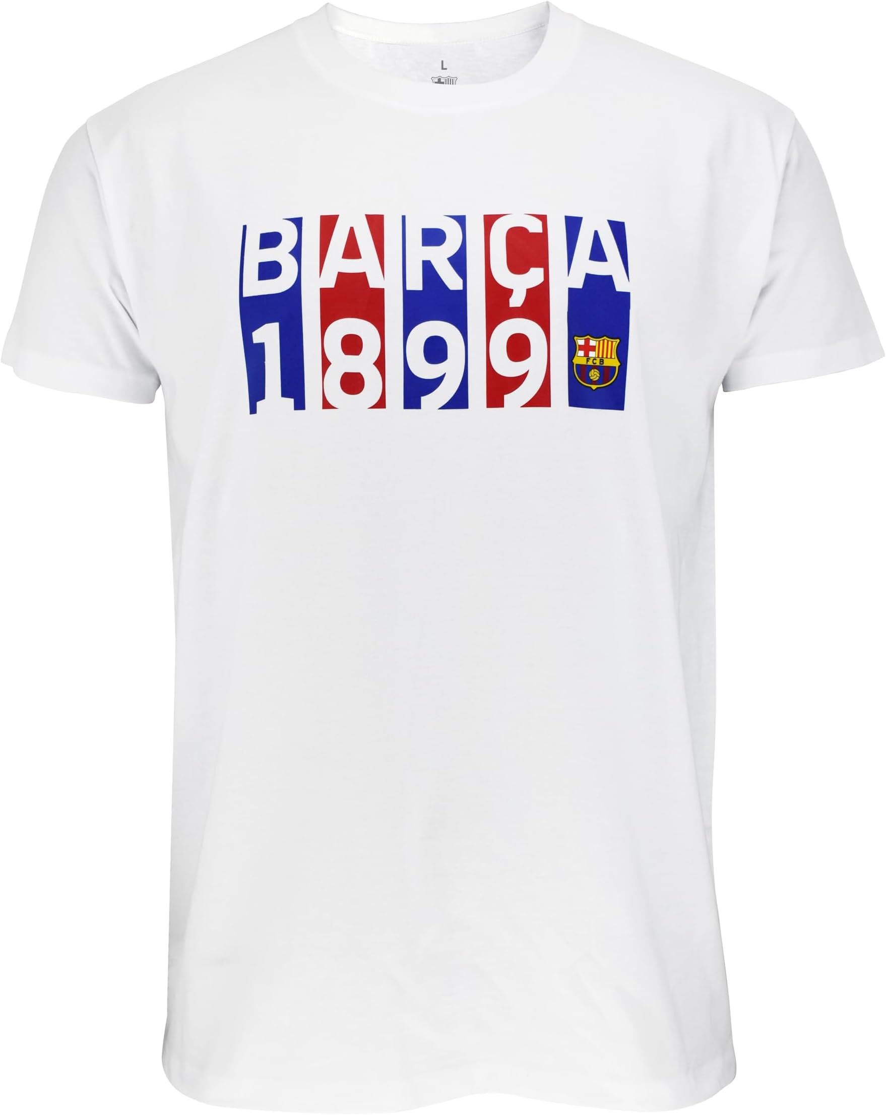 F.C. BarcelonaCotton Tee Flag White Undershirt