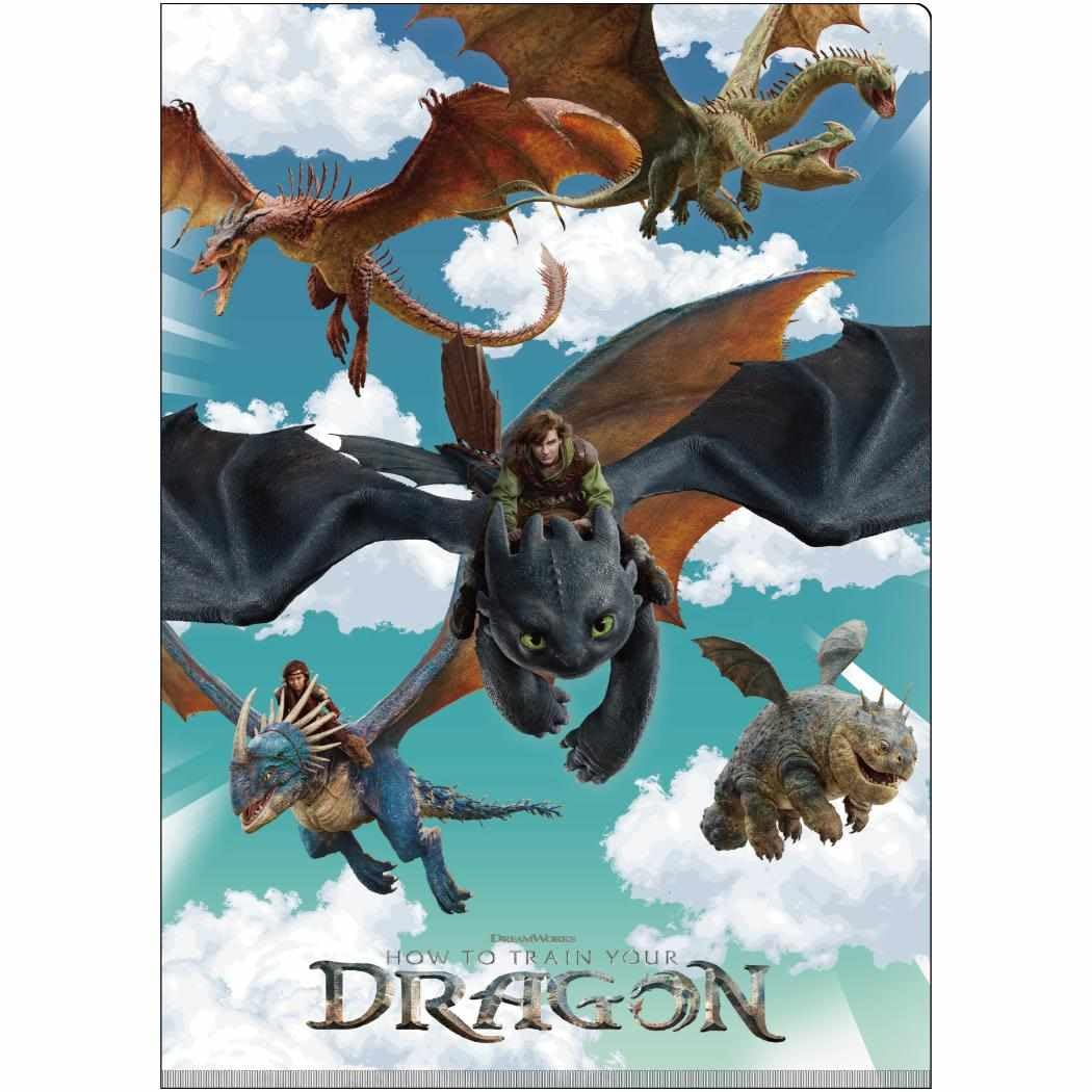 Amazon | ヒック ドラゴン ポケット ファイル w ポケット クリア