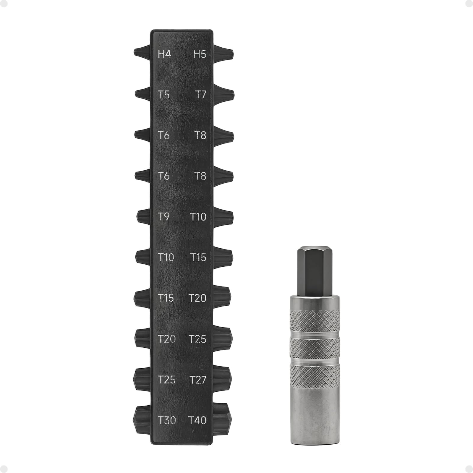 Embout de vissage court 20mm et porte-embout magnétique 40mm pour espace restreint