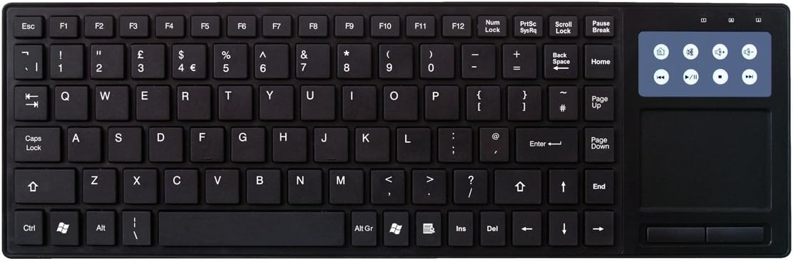 Qwerty TPad USB Multimedia Keyboard with Touchpad