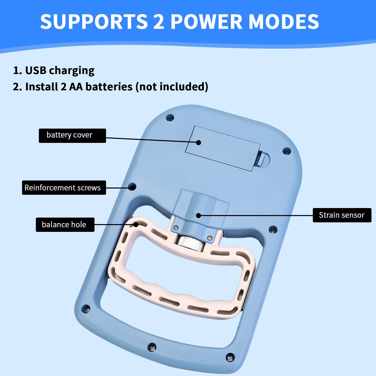 Dinamometro Digitale Per Forza Di Presa - 120kg/264lb - Schermo LED - USB O Batterie - EH108 - Foto 5
