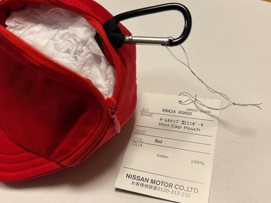 【完売品・稀少・未使用】 日産純正 nismo チームキャップ型ミニポーチ