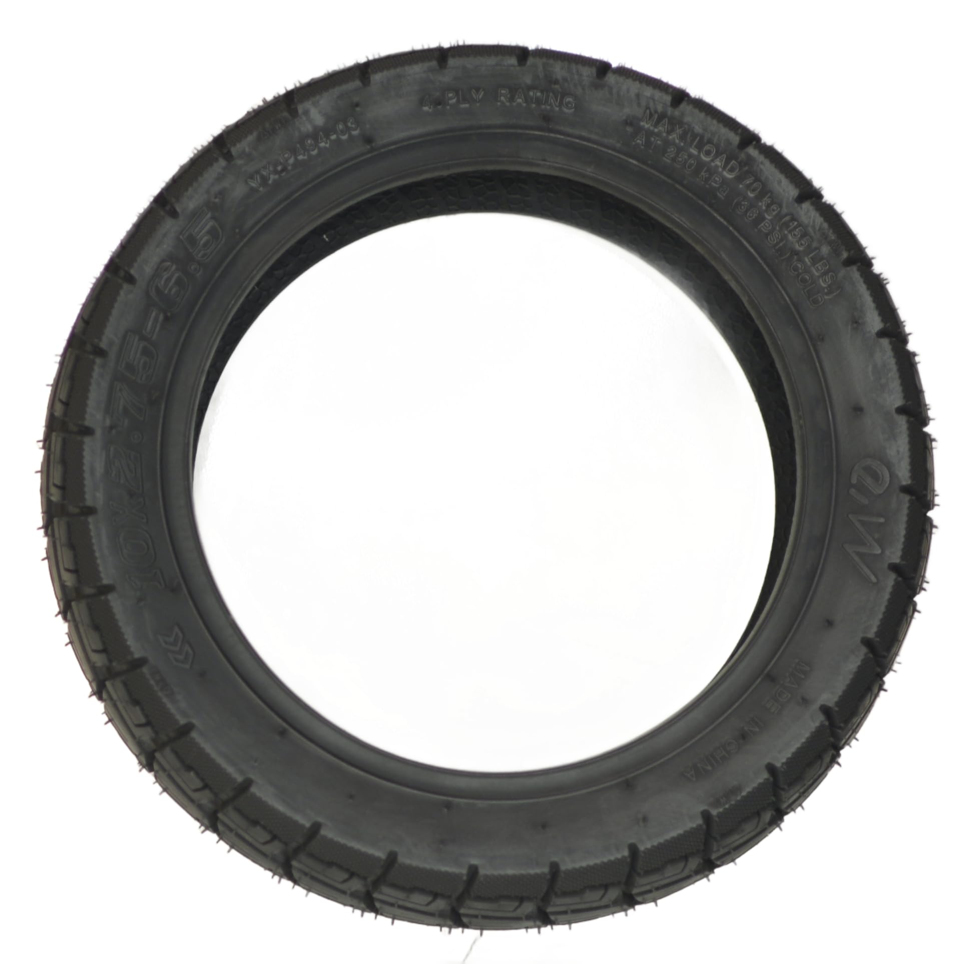 Pneumatico Tubeless per monopattino elettrico, 10 x 2,75 – 6,5 pollici, compatibile con cerchi da 6,5 pollici