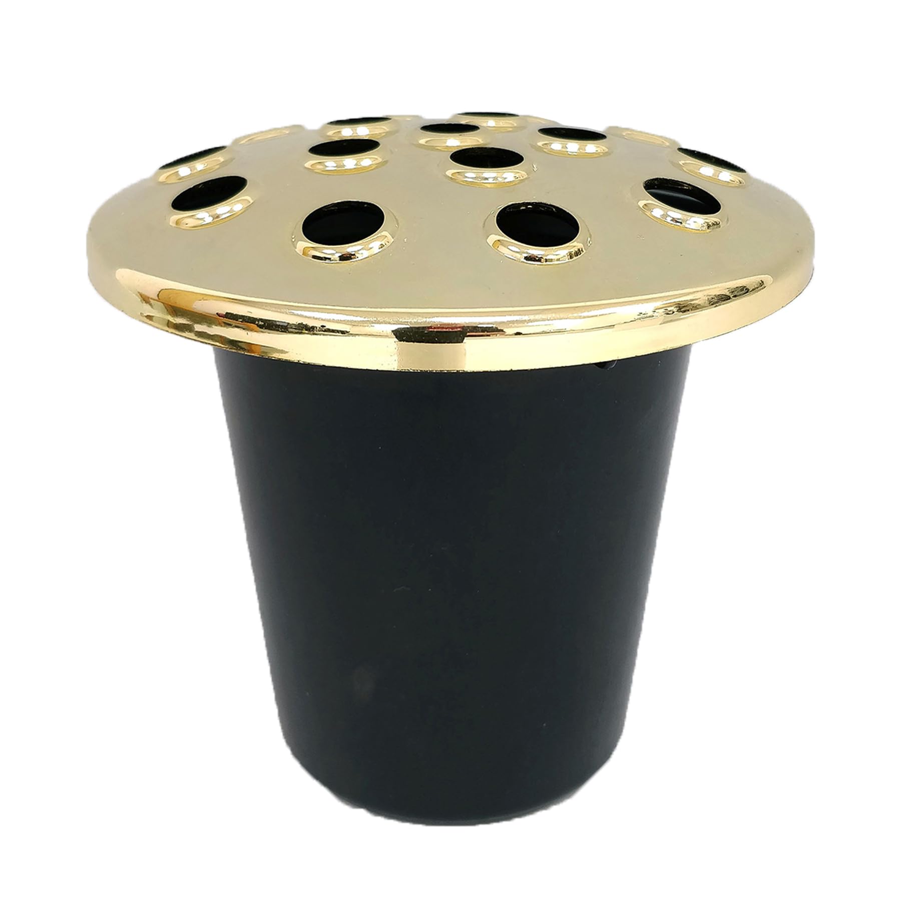 Memorial Grave Flower Pot, 12cm tall Sturdy Plastic Grave Inserts for Headstones - Image 2