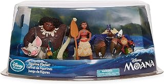 Disney Collection Moana 5 Piece Playset Moana Maui HEI HEI Pua Tamatoa