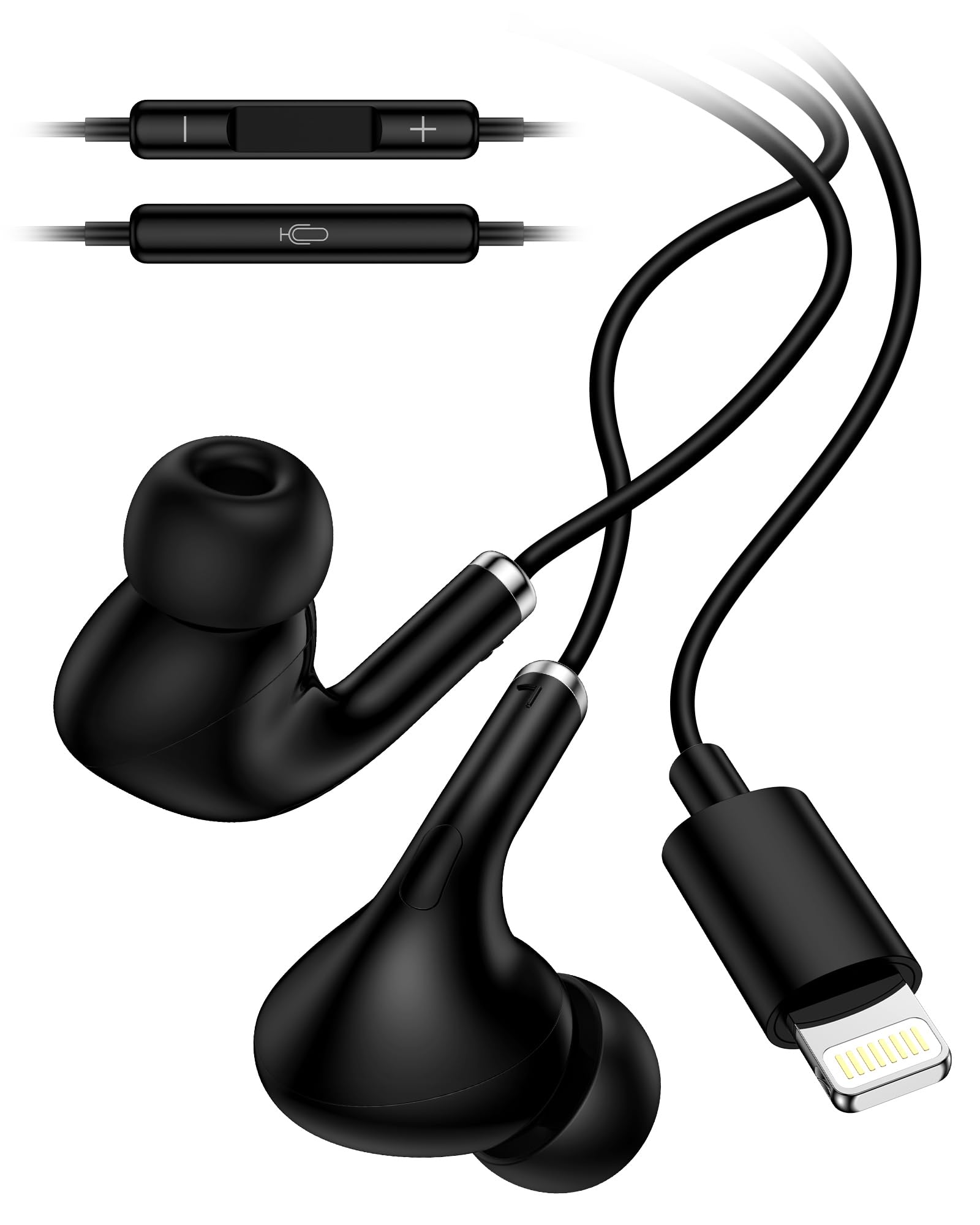 Amazon.co.jp: Apple Airpods iPhone 14 13用有線Lightningイヤホン