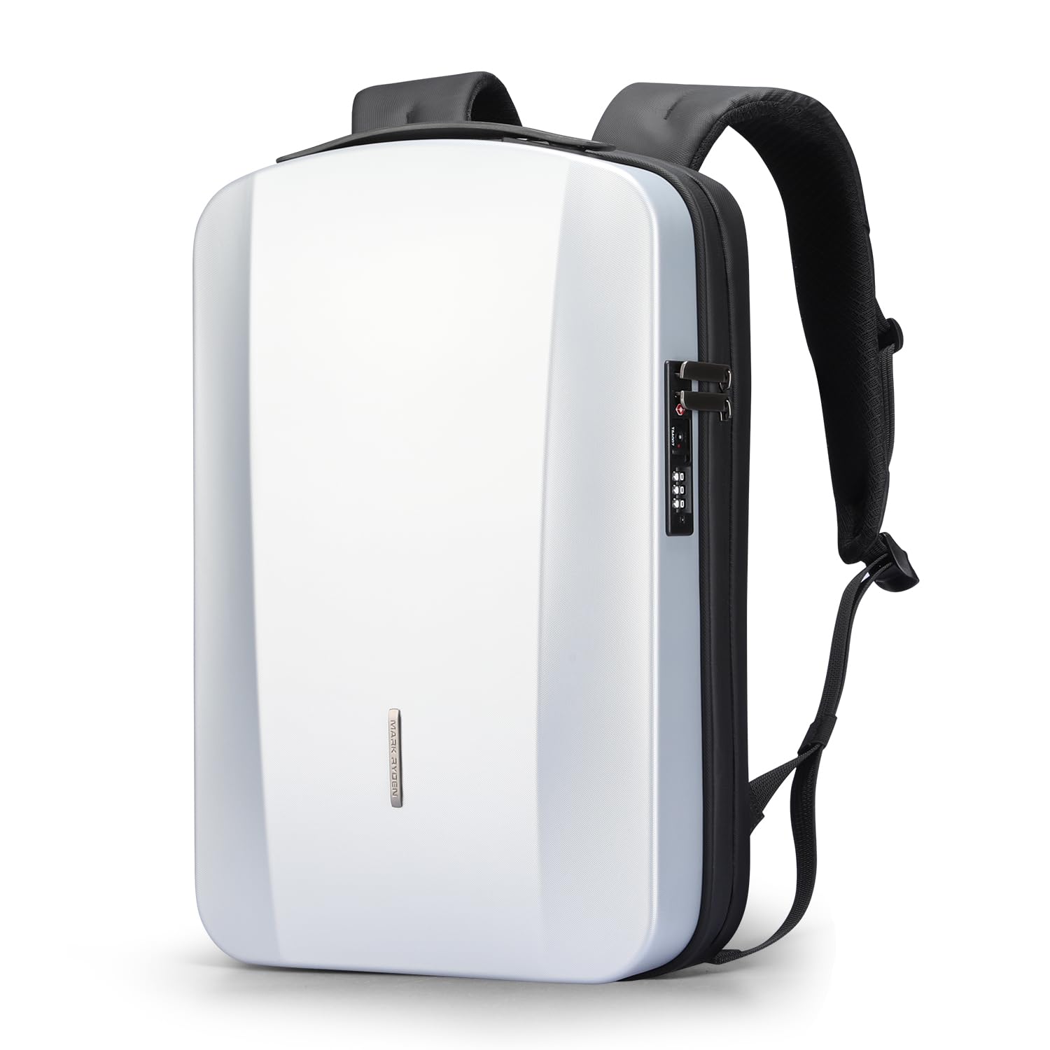 MARK RYDEN Laptop Backpack for Men, Hard Shell Anti-Theft Backpack with TSA Approved Lock and USB Charging Port, Business Backpack for Working,