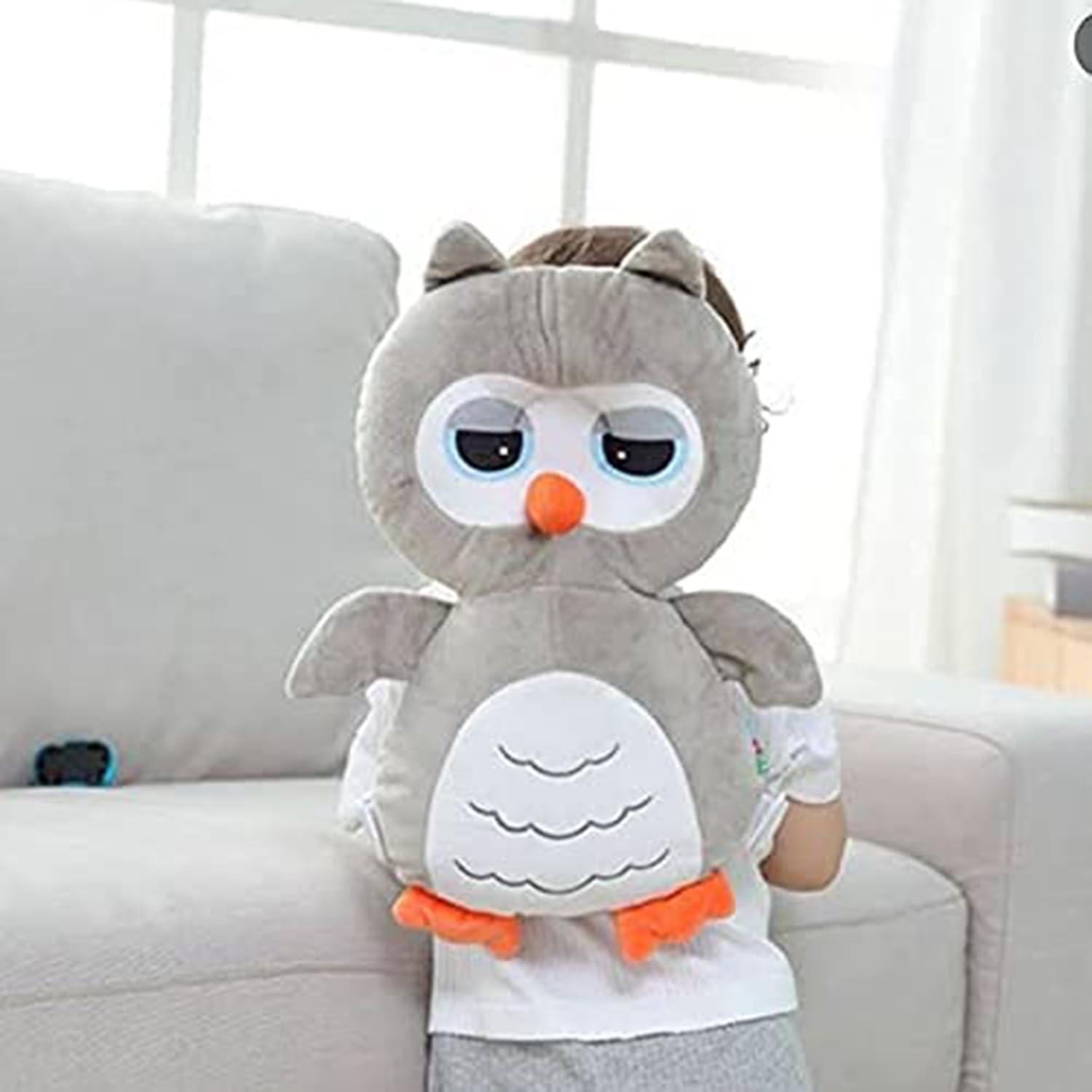 NME COLLECTION Head Protector Cushion Plush Soft Toy Early Learning Toy Fall Protection Helmet Baby Head Protector Child Adjustable Shoulder Strap (Head Protector) - Image 3 thumbnail