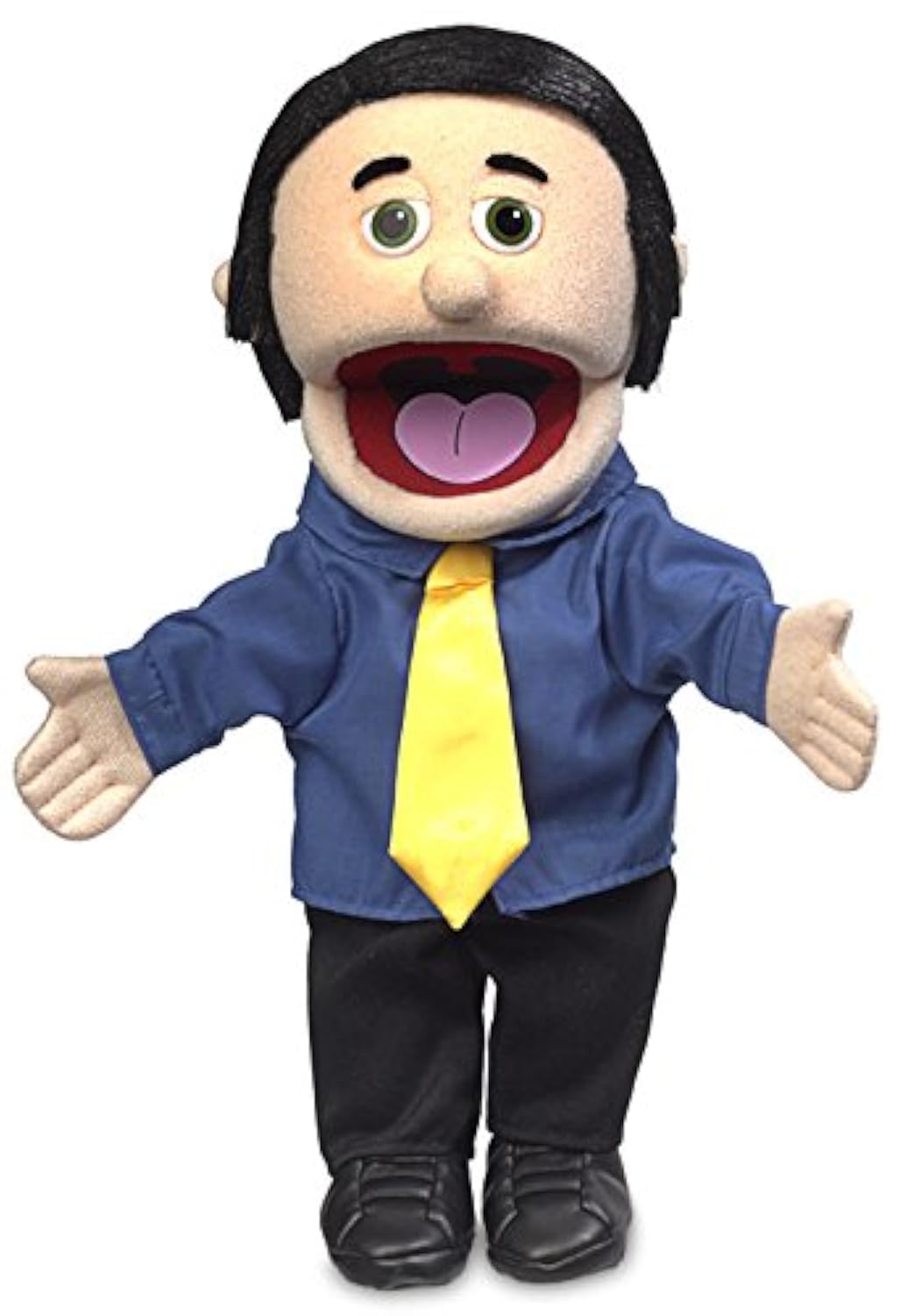 George, Peach Dad/Businessman, Hand Puppet, 40cm