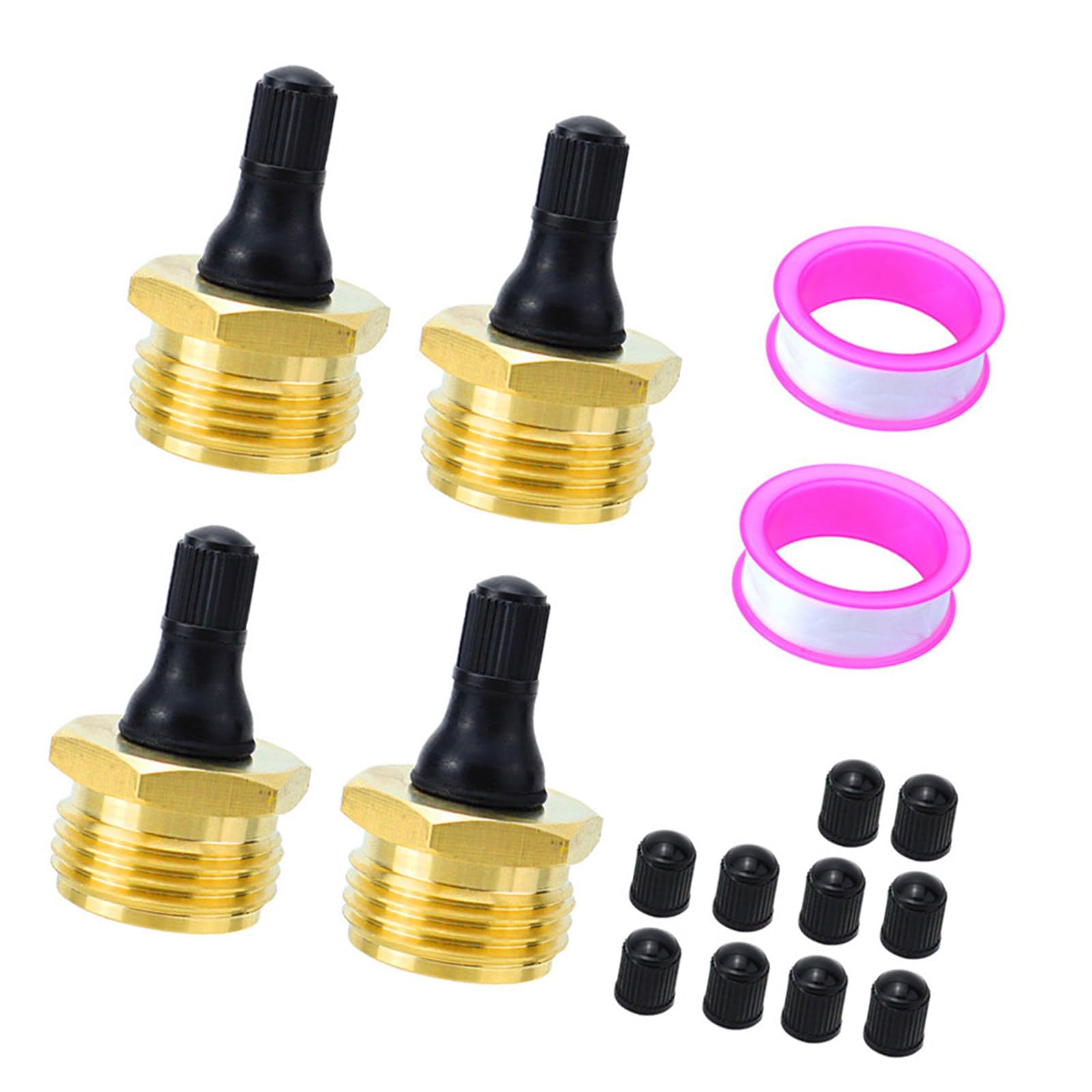 Brass Winterization Plug for Water Pipe Efficient Freeze Protections Tool Suitable for Sprinkler Systems and Hoses Hose Plug