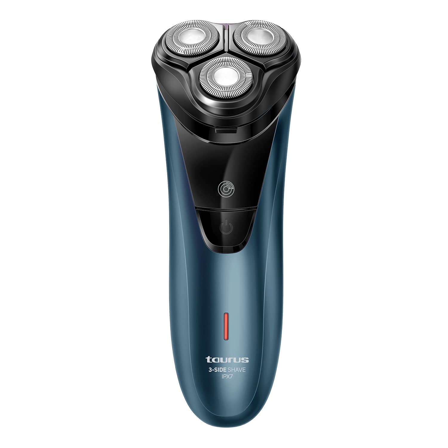 Taurus 3 Side Shave IPX7 elektryczna maszynka do golenia, bezprzewodowa, sucha lub mokra, czas pracy 45 min, nożyce do kapsli, Total Curve Technology, ładowanie USB, ergonomiczne, ostrza ze stali