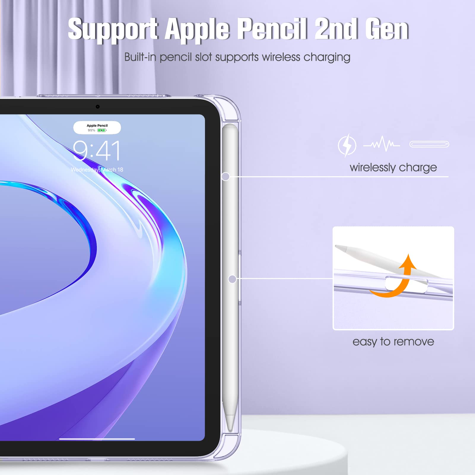 Amazon | Fintie iPad Mini 6 ケース 2021 8.3インチ 第6世代 半透明