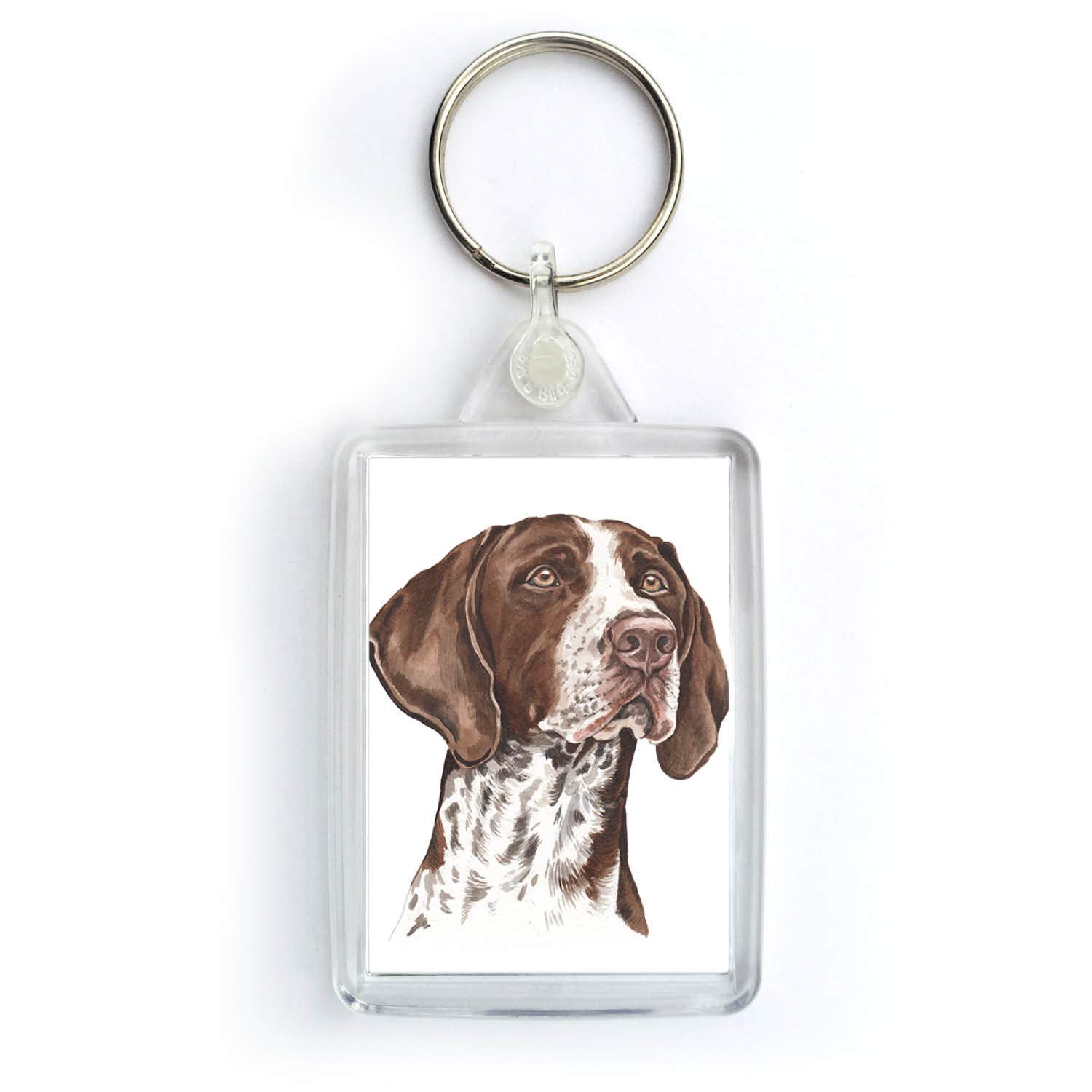 Waggydogz Multicoloured German Shorthaired Pointer Dog Keyring (Krg-221)