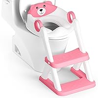 Vista 9 de Asiento de entrenamiento para ir al baño, para niños y niñas, 2 en 1, protector contra salpicaduras, antideslizante, taburete